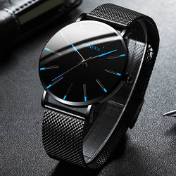 Minimalist Men's Fashion Ultra Thin Watches