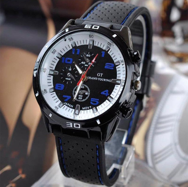 Top Luxury Brand Fashion Military Quartz Watch Men Sports Wrist Watches Clock Hour Male Relogio Masculino 8O75